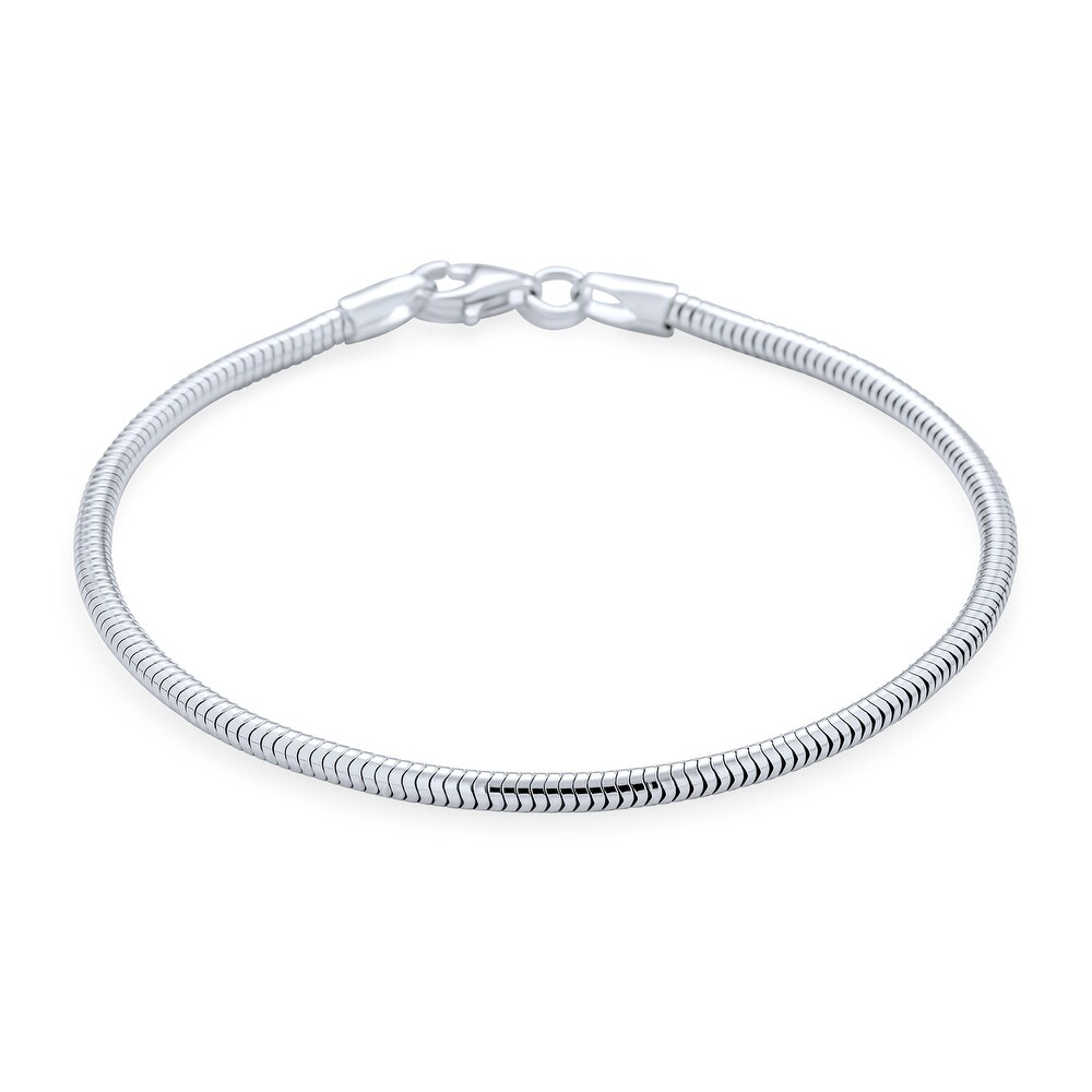 Wolfgang Charm On A 8 Inch Round Double Loop Bangle Bracelet St Wolfgang Charm On A 8 Inch Round Double Loop Bangle Bracelet St